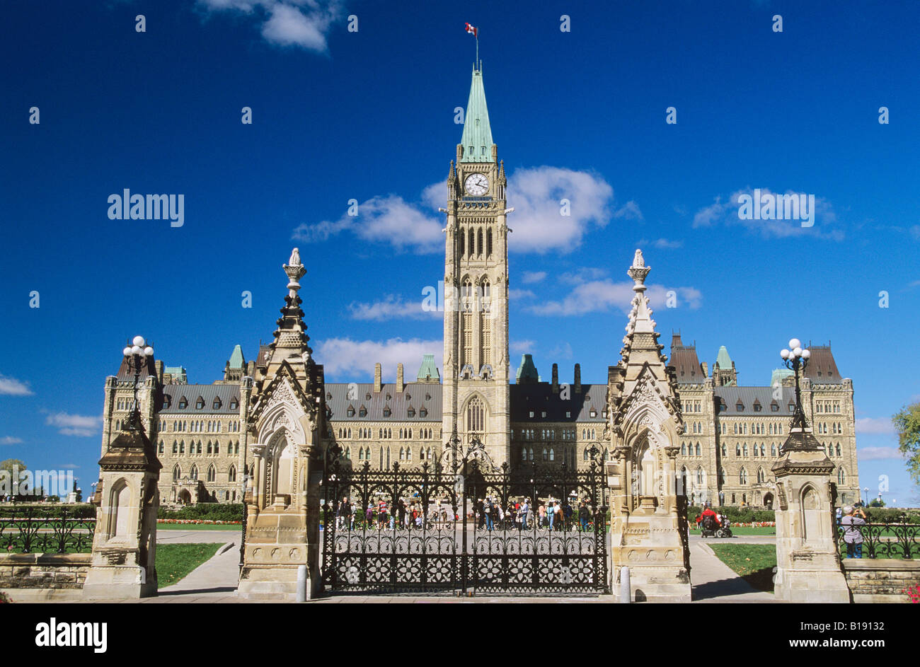 Centre Block of the Canadian Parliament Buildings, Ottawa, Ontario, Canada Stock Photo Alamy