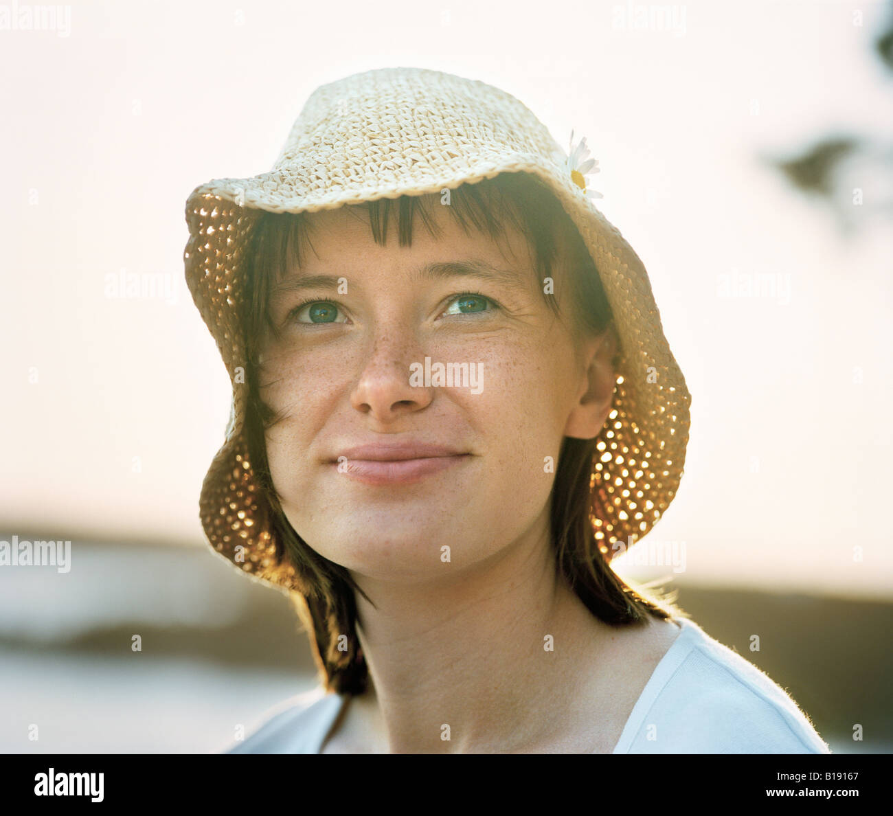 Woman With A Hat High Resolution Stock Photography and Images - Alamy