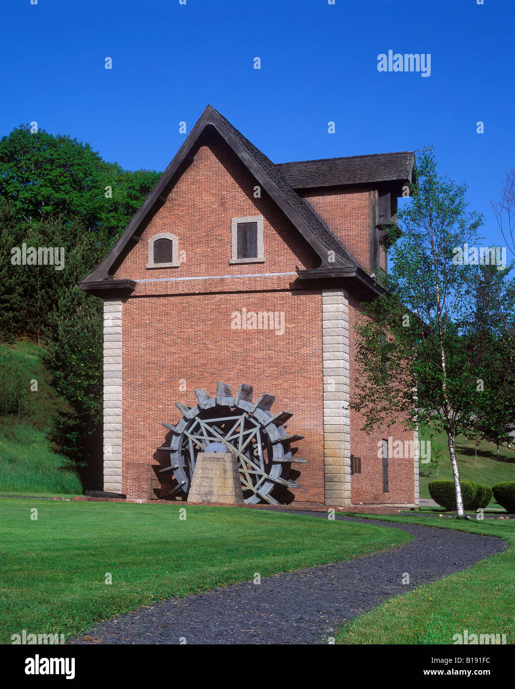 A replica of North America's first grist mill, constructed in 1607, Annapolis Valley, Lequille
