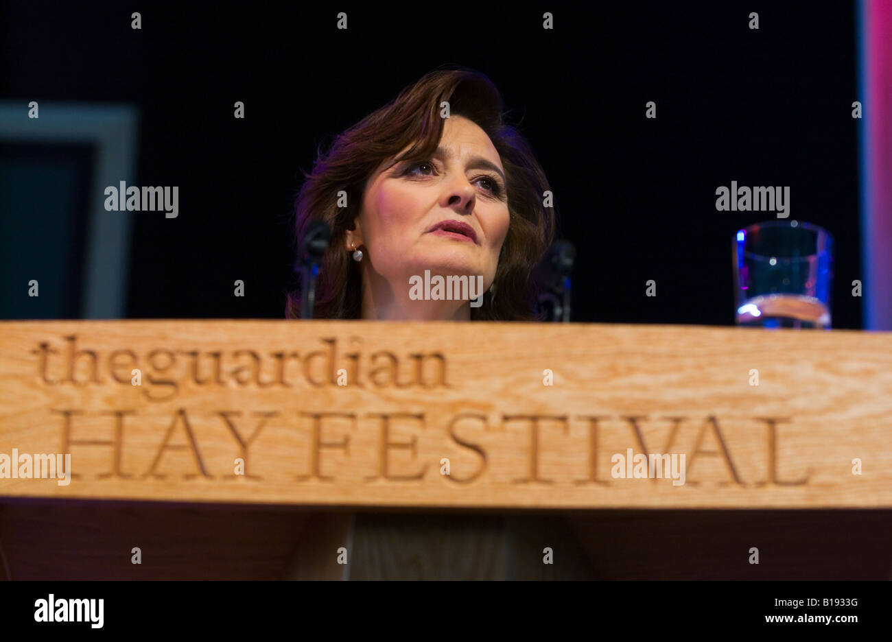 Cherie Blair Booth pictured at Hay Festival 2008 Hay on Wye Powys Wales UK Stock Photo