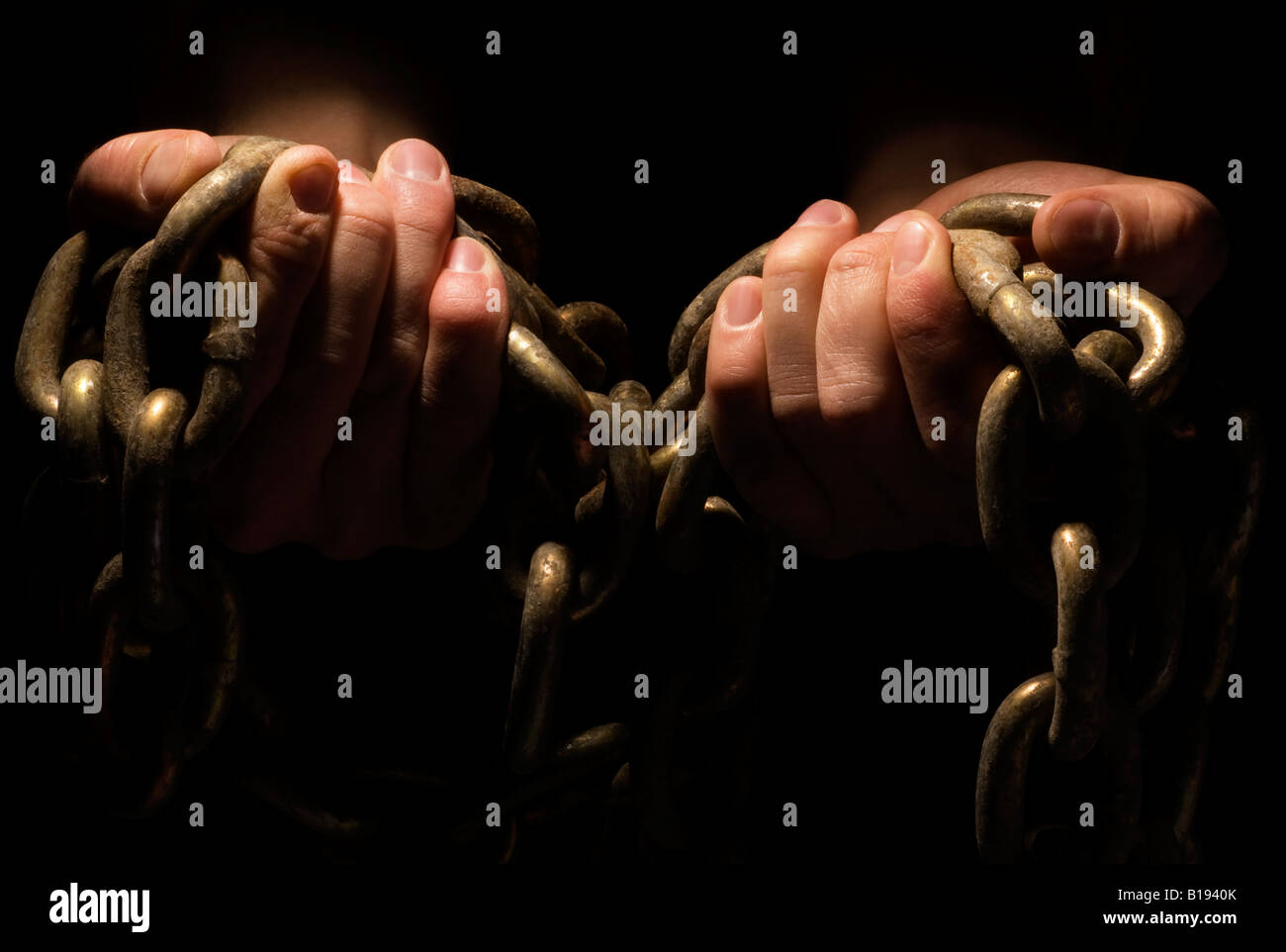 Hand chains hi-res stock photography and images - Alamy