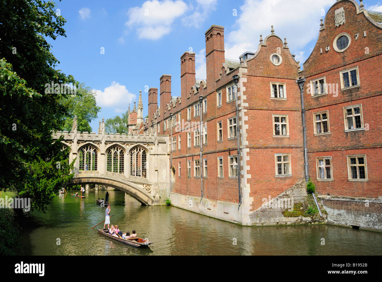 Bridge of Sighs, St John's College, Cambridge England UK Stock Photo