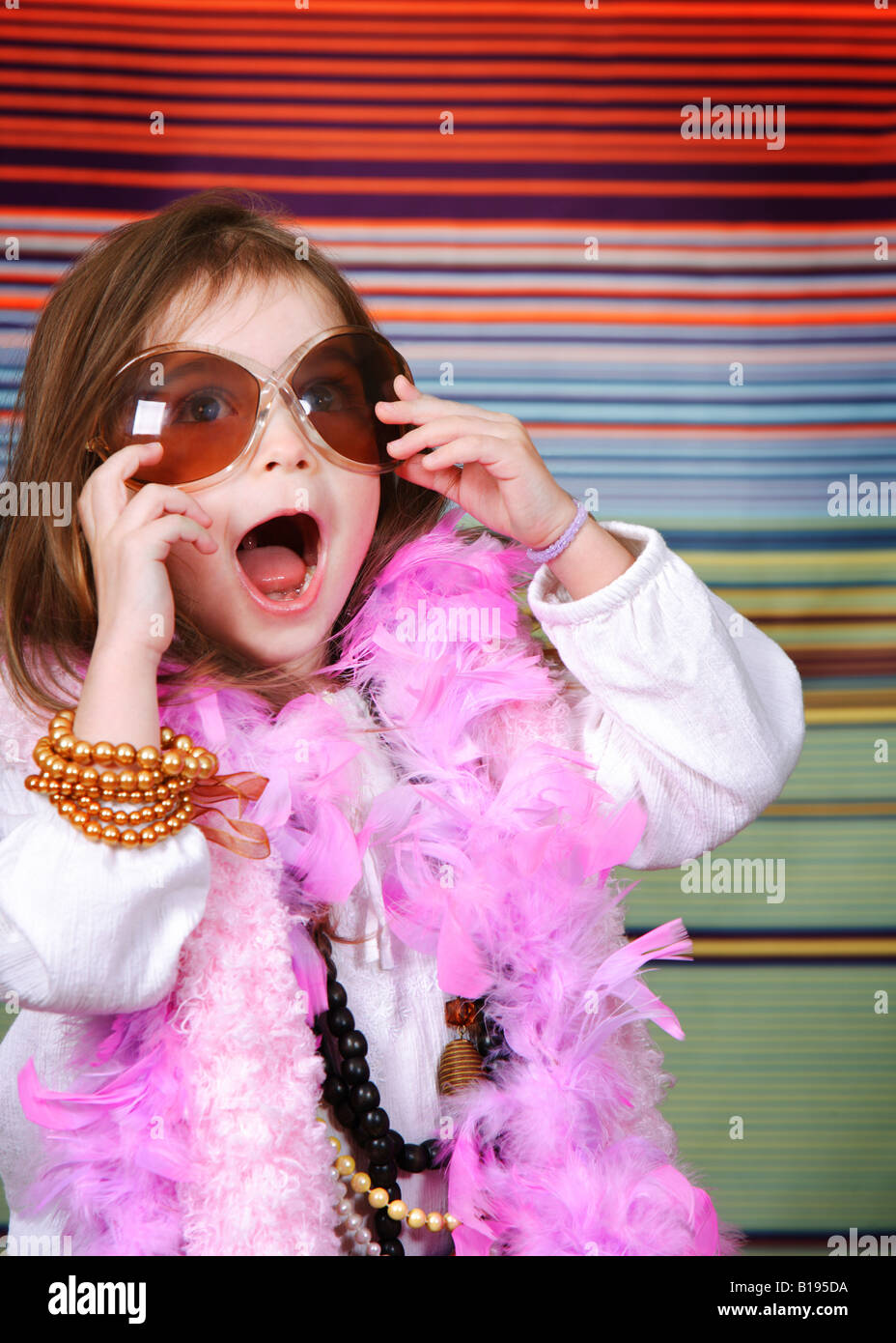 Girl dressing up Stock Photo Alamy