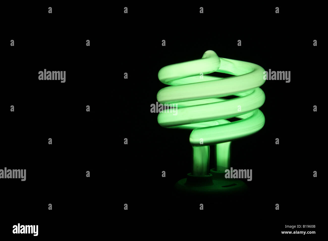 Green Fluorescent Light Stock Photo Alamy