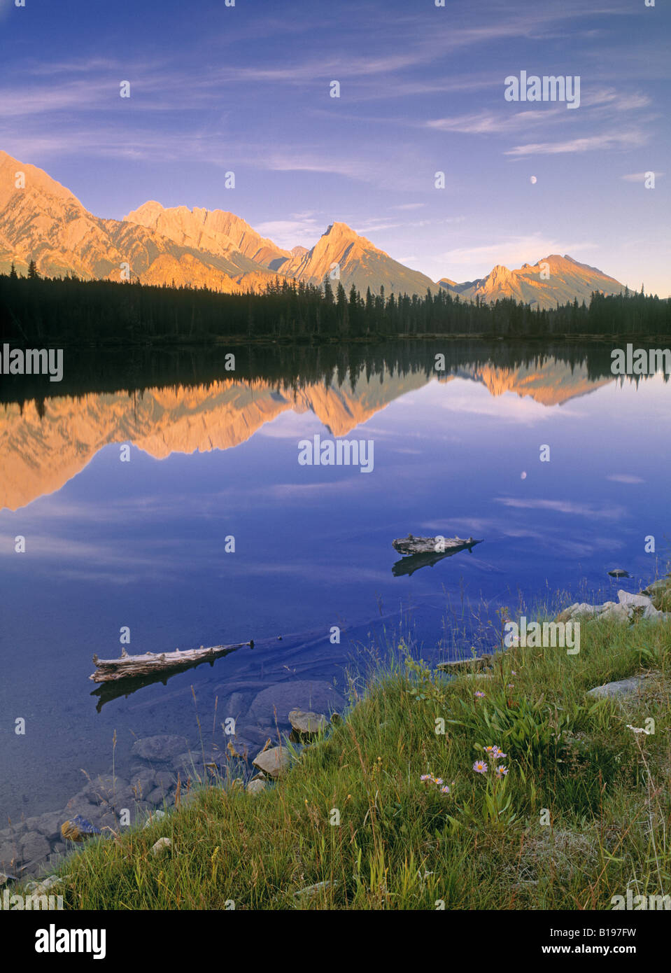 Spillway Lake and the Opal Range, Peter Lougheed Provincial Park
