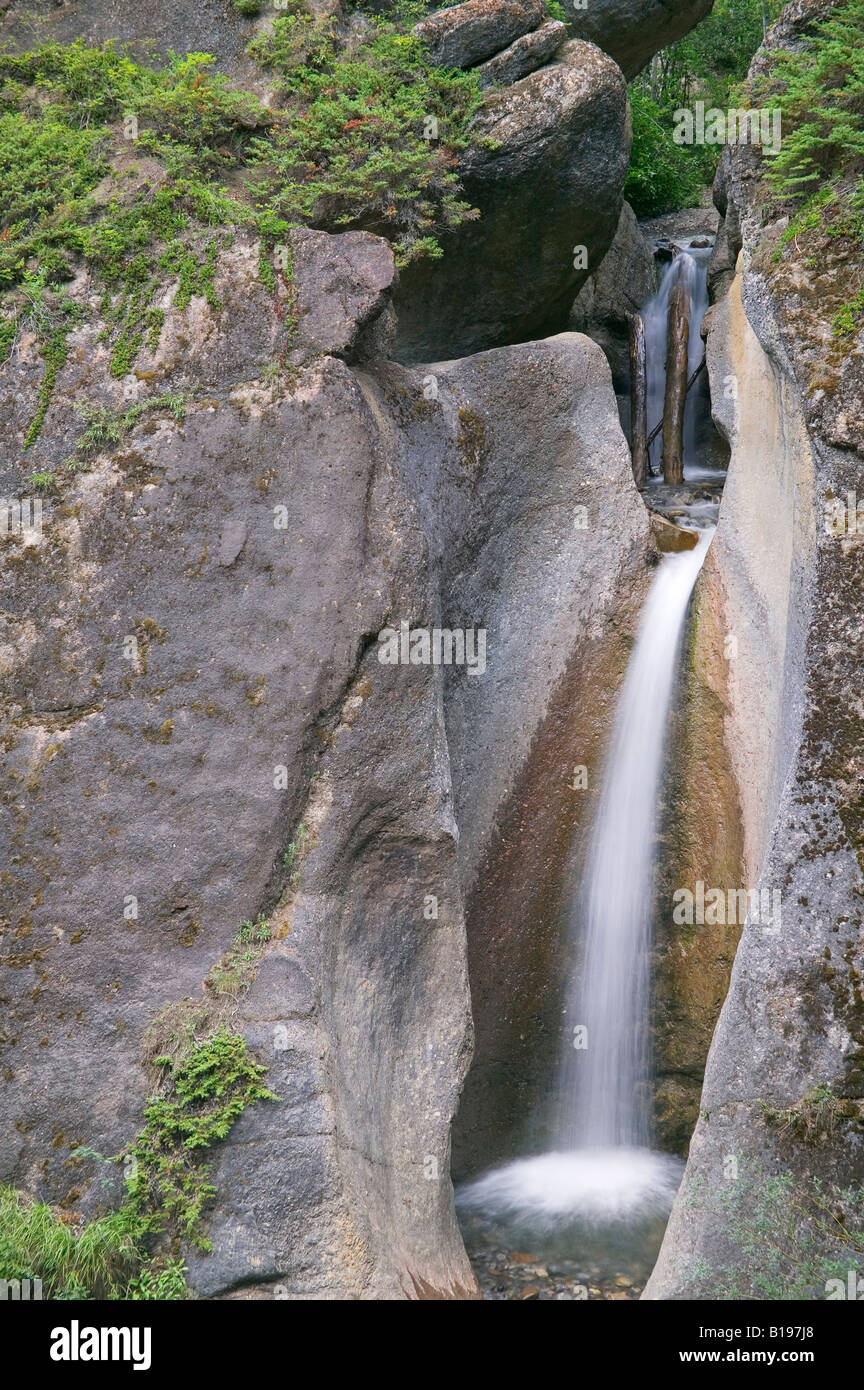 Punchbowl Falls, Mountain Creek, Jasper National Park, Alberta, Canada