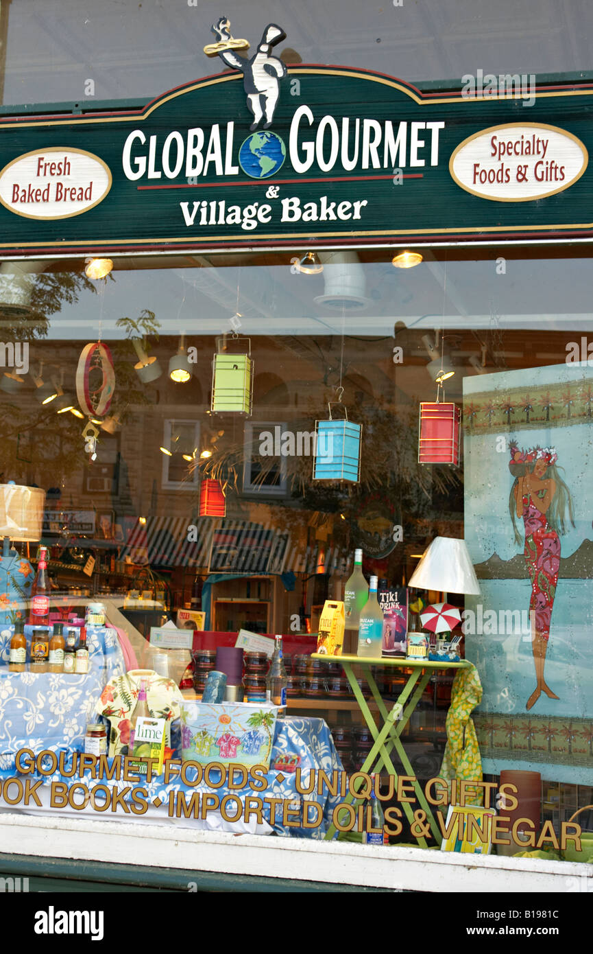 WISCONSIN Lake Geneva Retail gourmet food store in downtown shopping