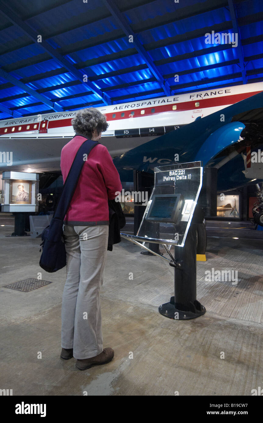 Concorde 002 Yeovilton Fleet Air Arm Museum Stock Photo