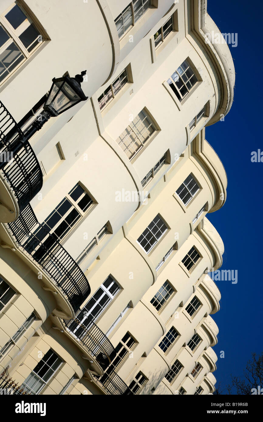 Regency style white Luxury Seafront Flats Worthing Seafront Sussex