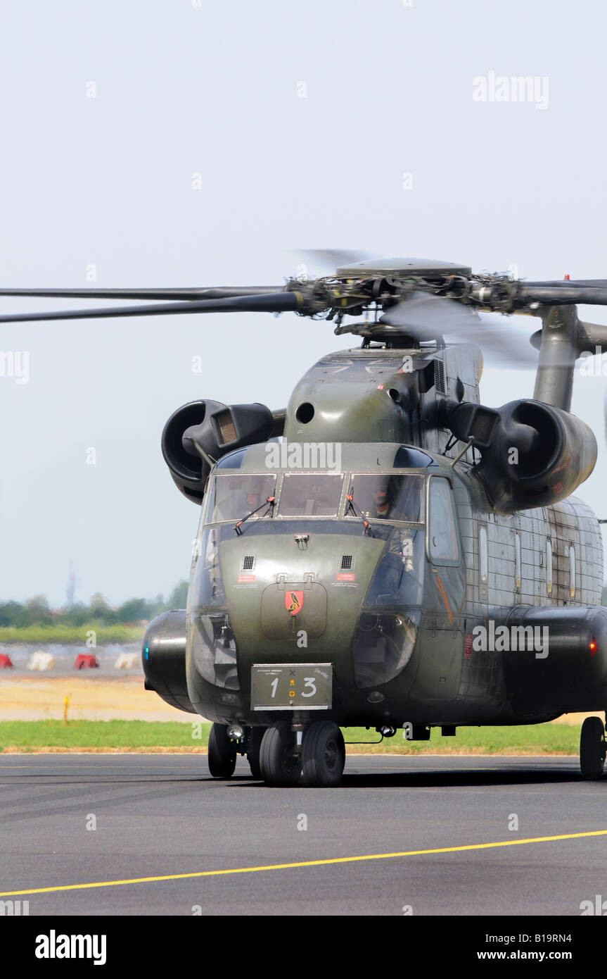 Sikorsky CH-53G from the German Airforce at ILA 2008 in Berlin Stock Photo