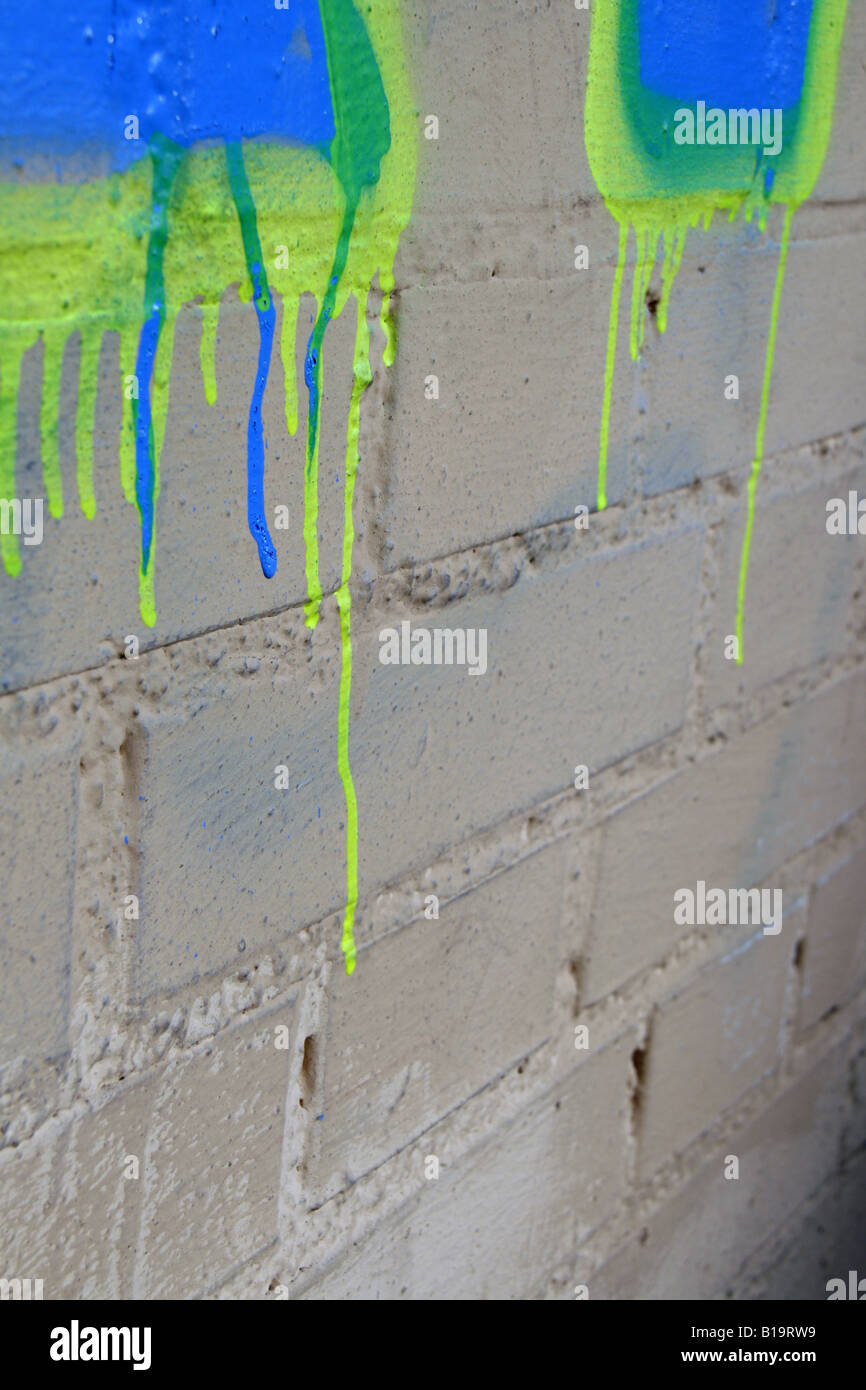 Paint dripping down wall hires stock photography and images Alamy