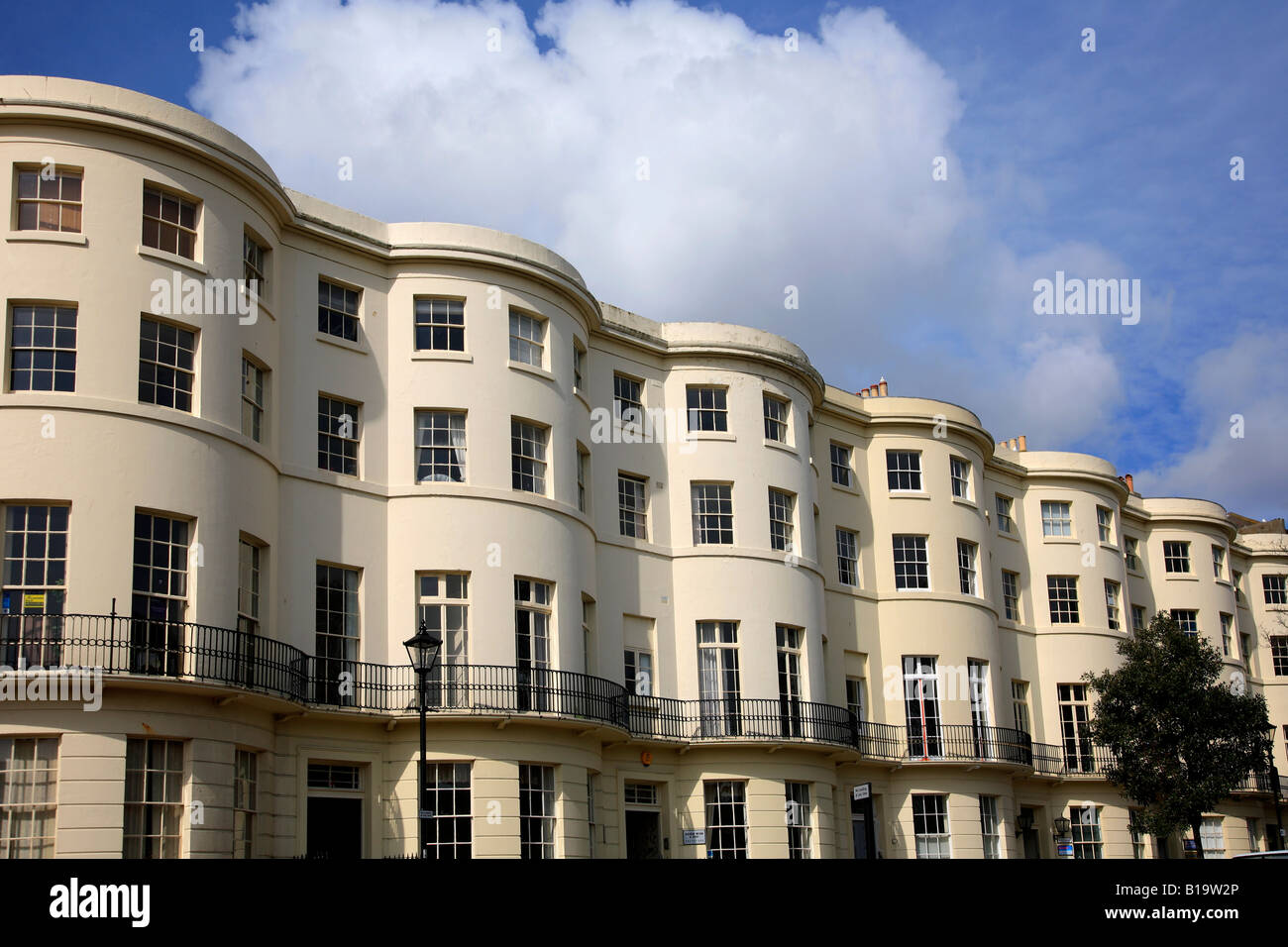 Regency style white Luxury Seafront Flats Worthing Seafront Sussex