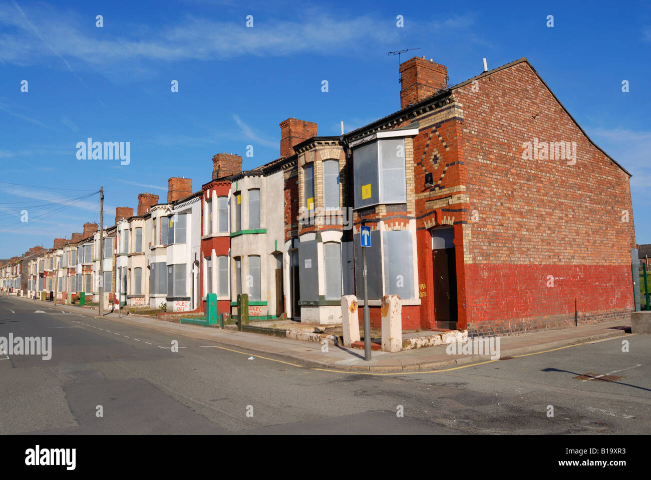 Housing in Herschell Street in the Breckfield district of Liverpool
