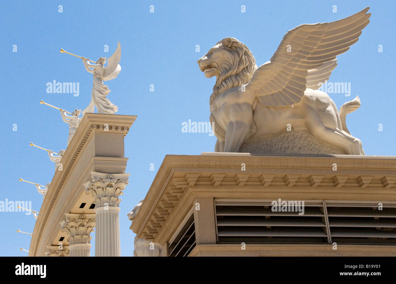 Statues at Caesar's Palace, Las Vegas Stock Photo Alamy