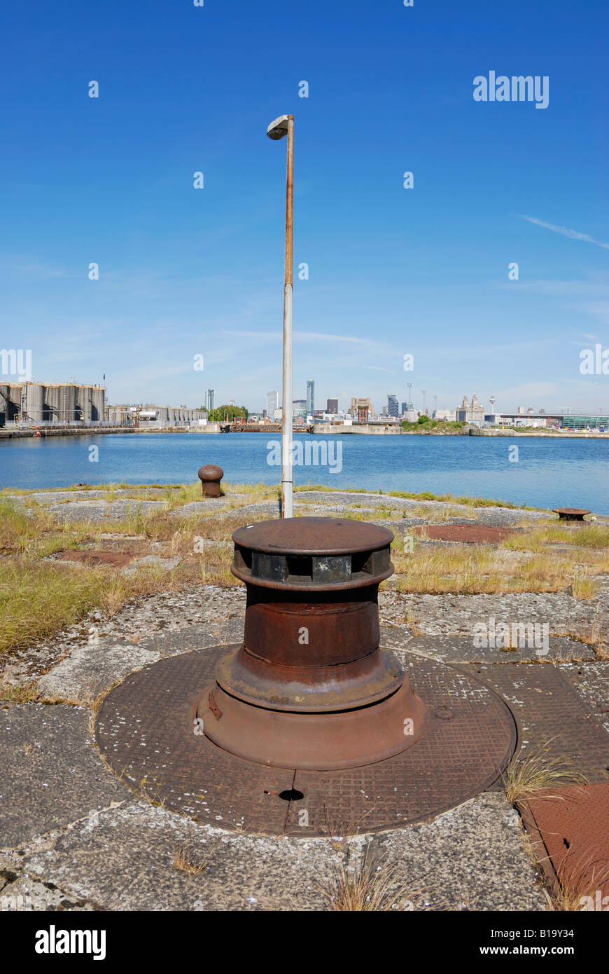 Alfred dock in Birkenhead Merseyside Stock Photo Alamy