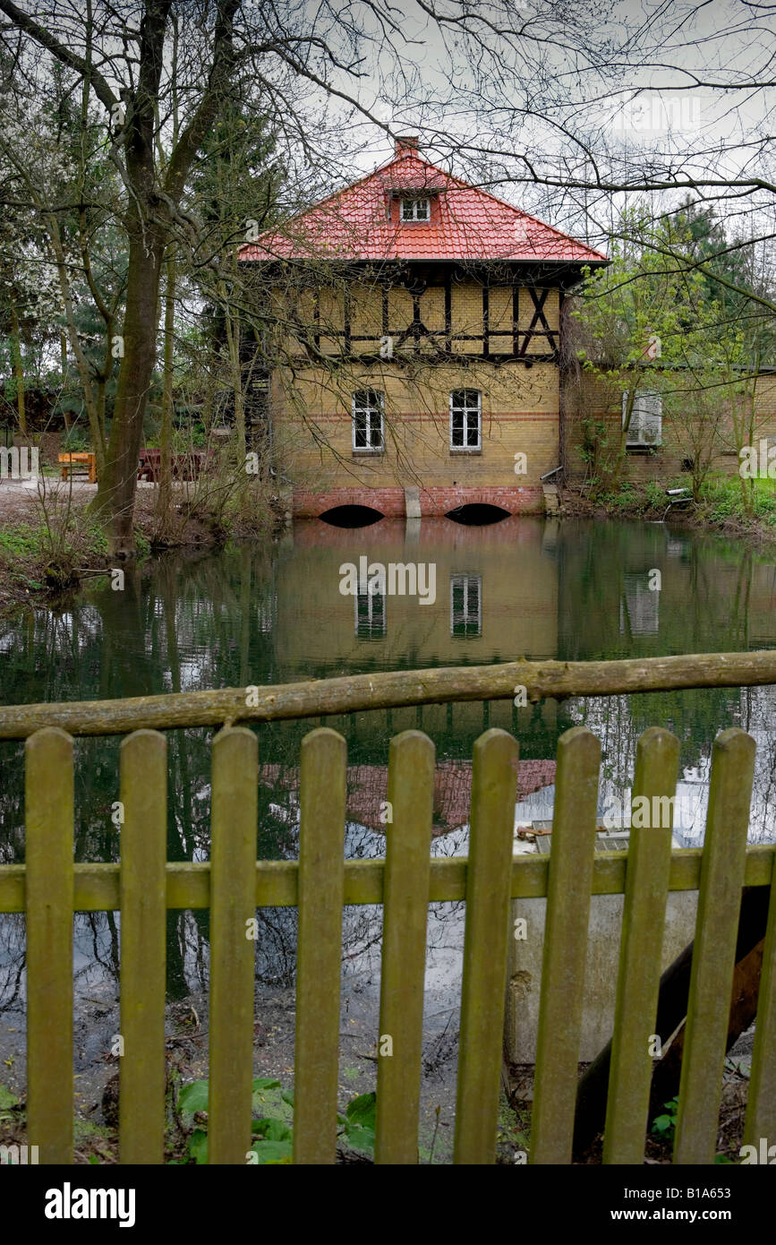 Life in the country the dream of the house of one s own Leben auf dem Lande der Traum vom eigenen Haus Laves culture path Laves Stock Photo