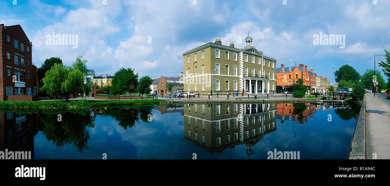 Portobello House, Grand Canal, Dublin, County Dublin, Ireland Stock