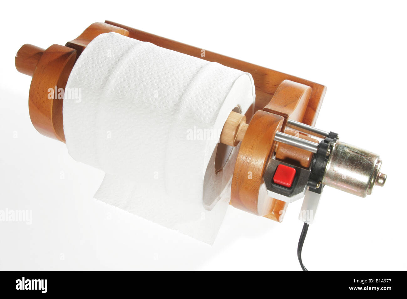 electric toilet paper dispenser Stock Photo Alamy