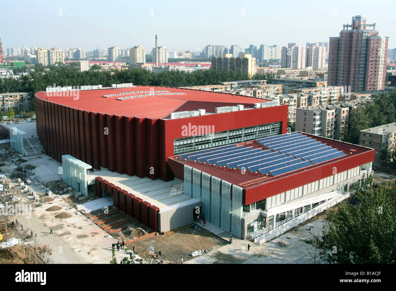 Beijing science and technology university gymnasium hires stock
