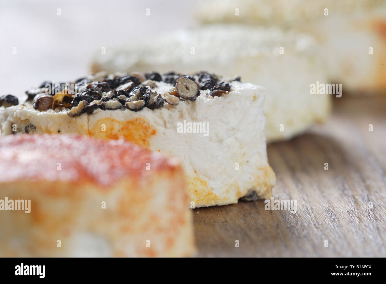 Goat cheese Stock Photo