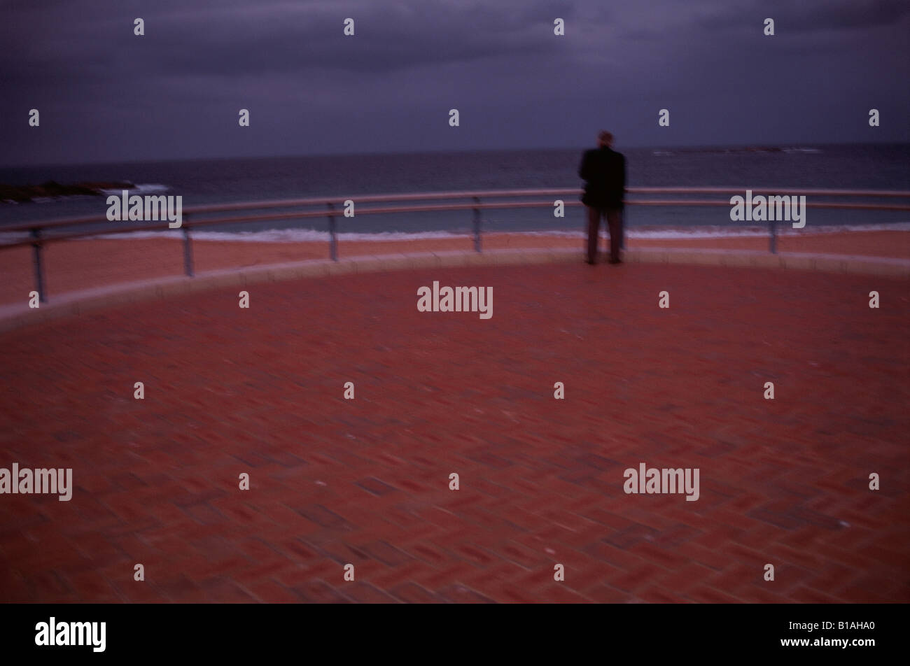 Man Looking At Sea Stock Photo - Alamy