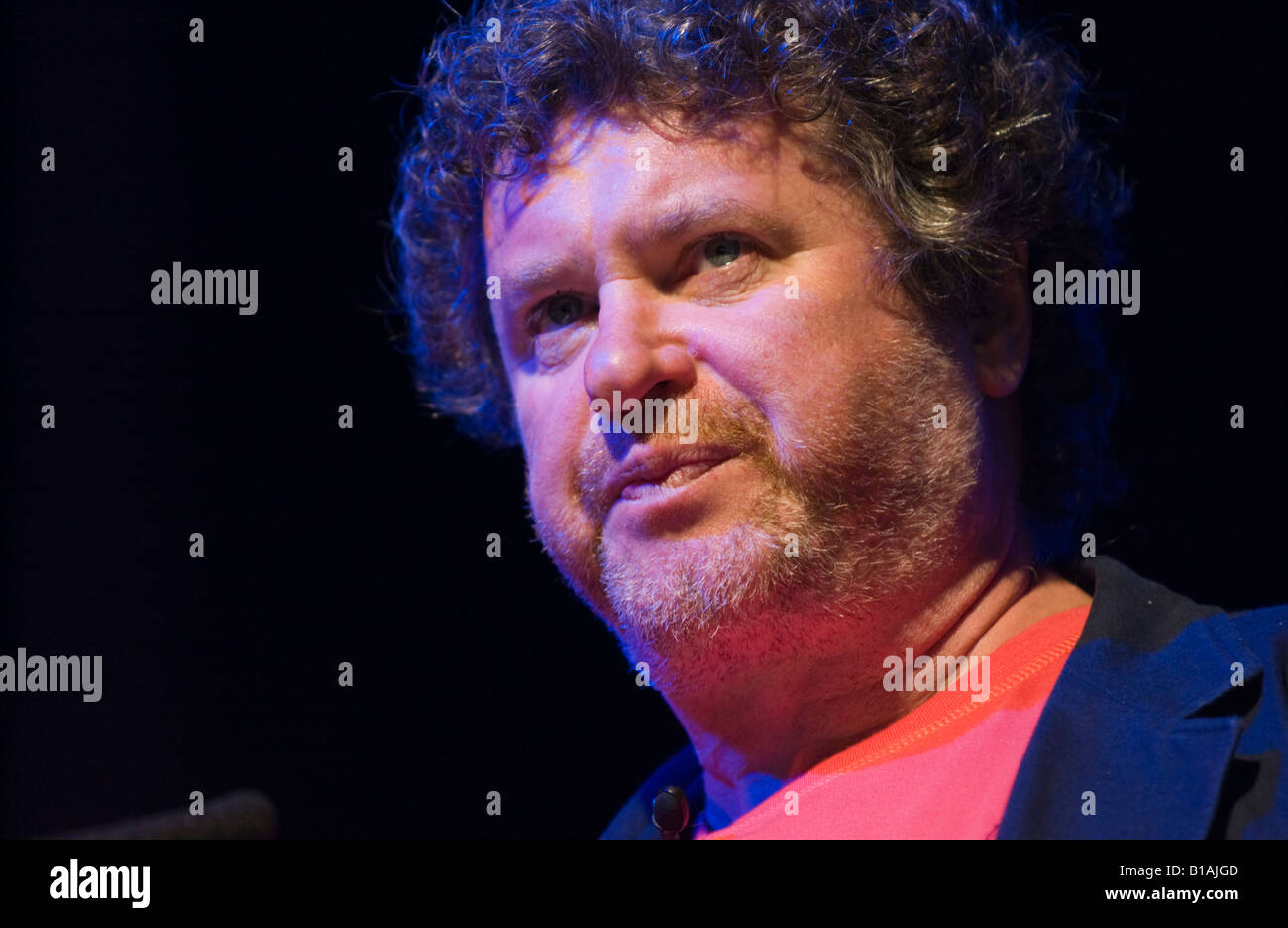 Rory McGrath comedian writer and TV presenter pictured at Hay Festival 2008 Hay on Wye Powys Wales UK Stock Photo