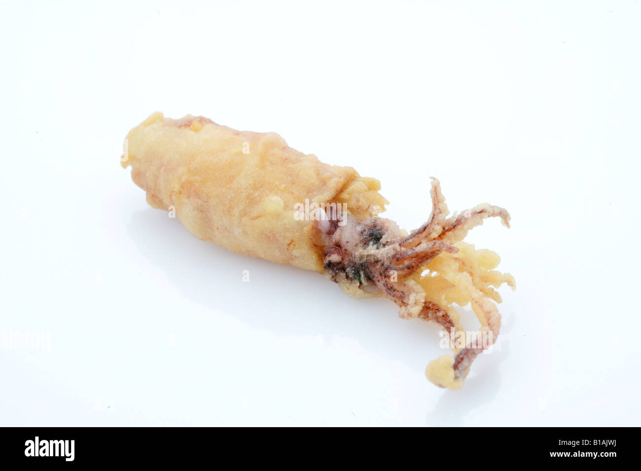 A fried small squid Stock Photo