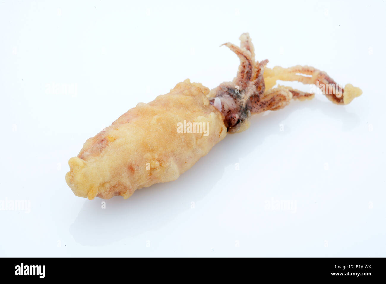 A fried small squid Stock Photo