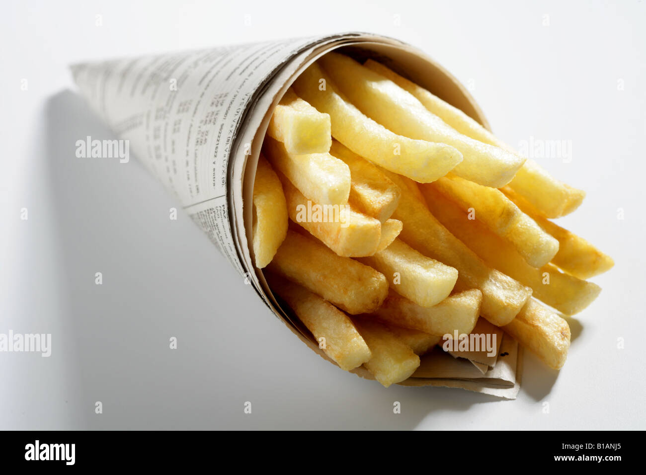 French Fries In A Paper Cone High-Res Stock Photo - Getty Images