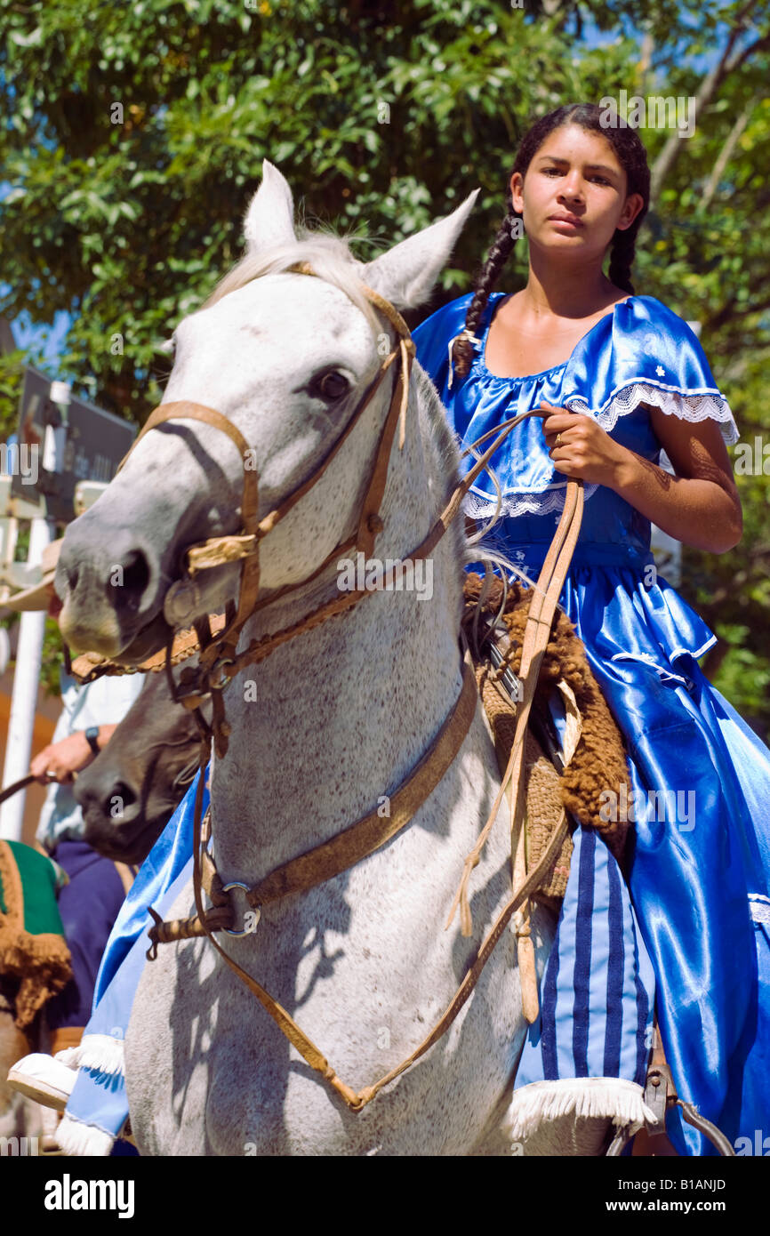 gaucho cowboy cow-boy tradition costume dress Stock Photo