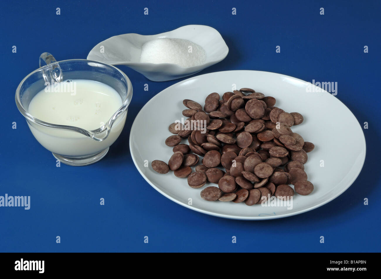 Ingredients for Spanish hot chocolate Stock Photo Alamy