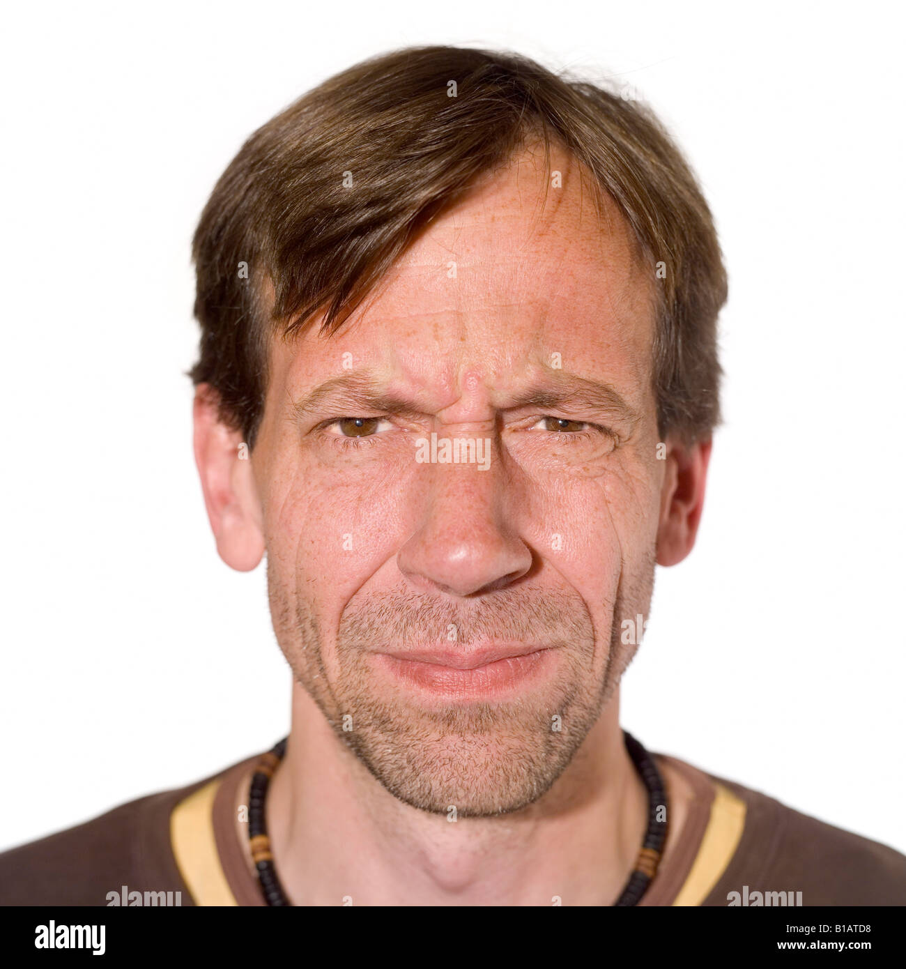 Portrait of a man, close-up Stock Photo