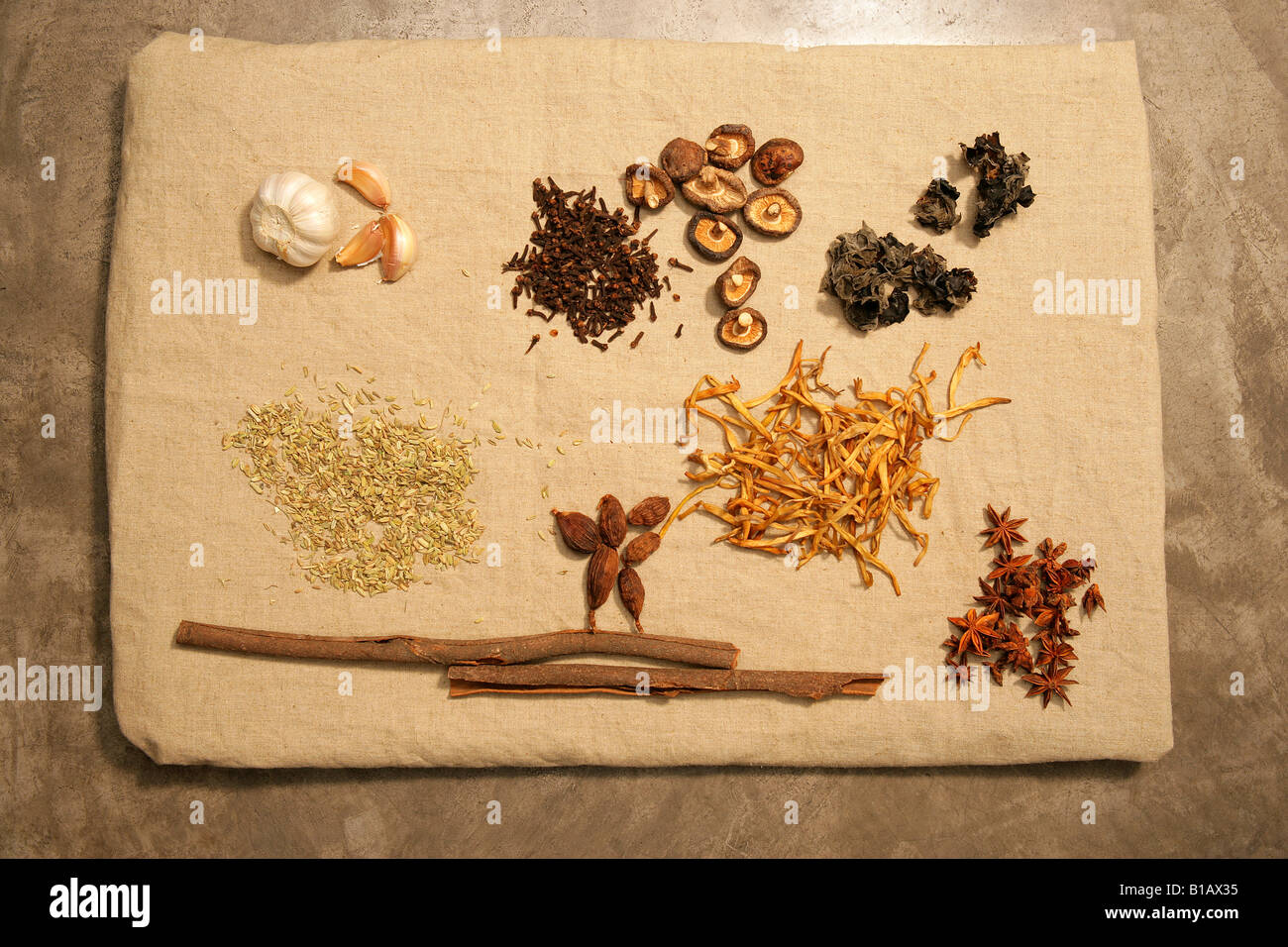 mixture of condiment Stock Photo - Alamy