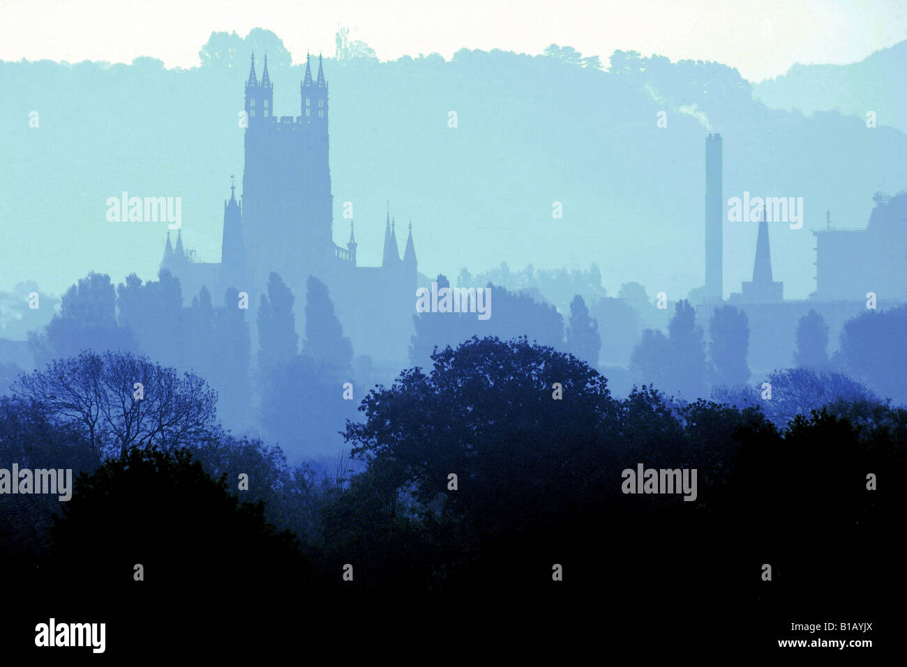 The City of Gloucester featuring Gloucester Cathedral, Gloucestershire. Stock Photo