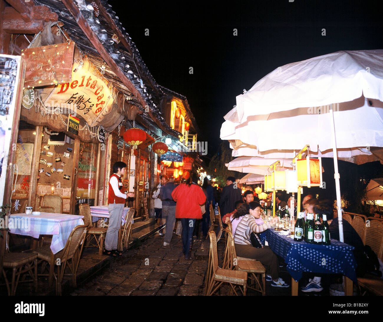 Street photography of lijiang old town hi-res stock photography and ...