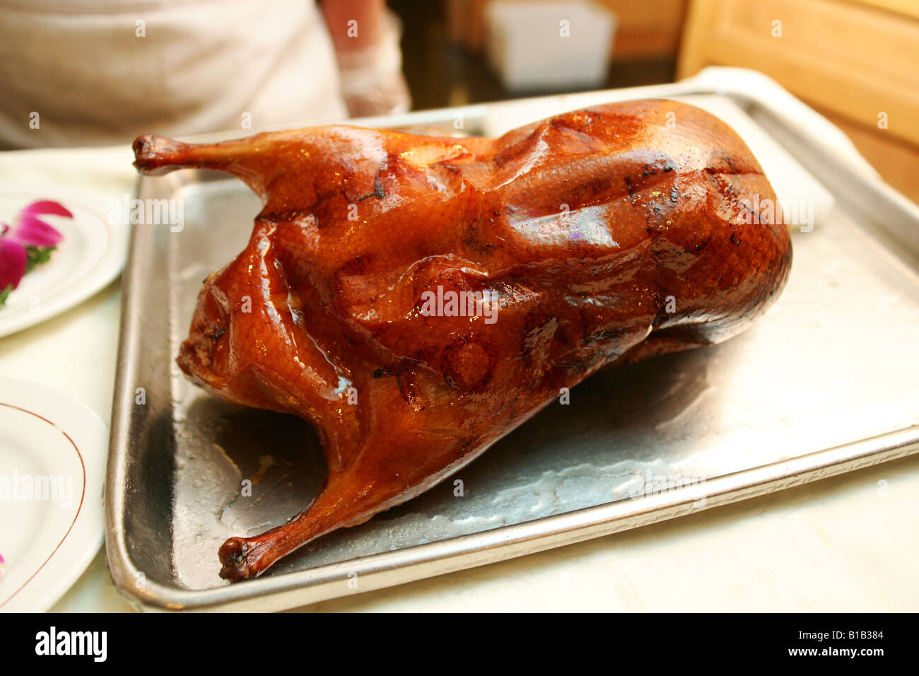 roast duck of Quanjude restaurant,Beijing,China Stock Photo Alamy