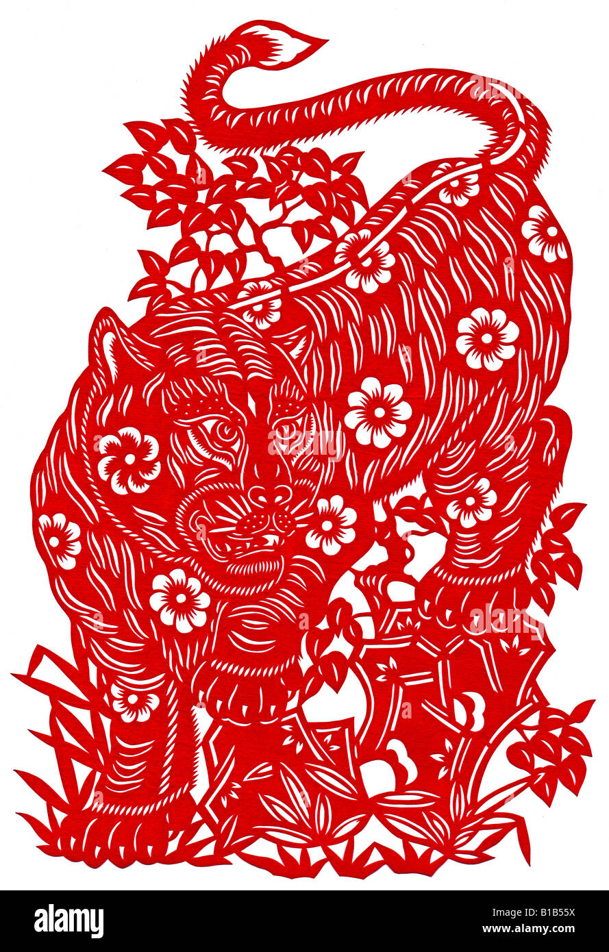 cut or torn paper,tiger Stock Photo - Alamy