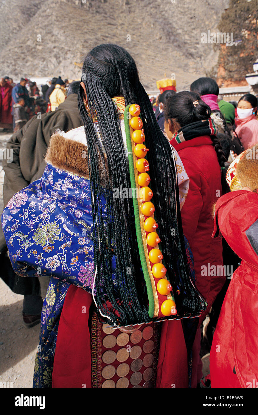 Tibetan hair type hi-res stock photography and images - Alamy