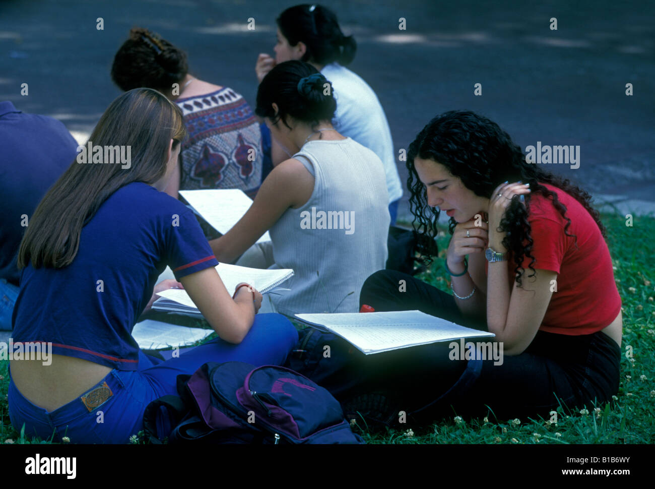 young women, college students, on campus, campus, University City
