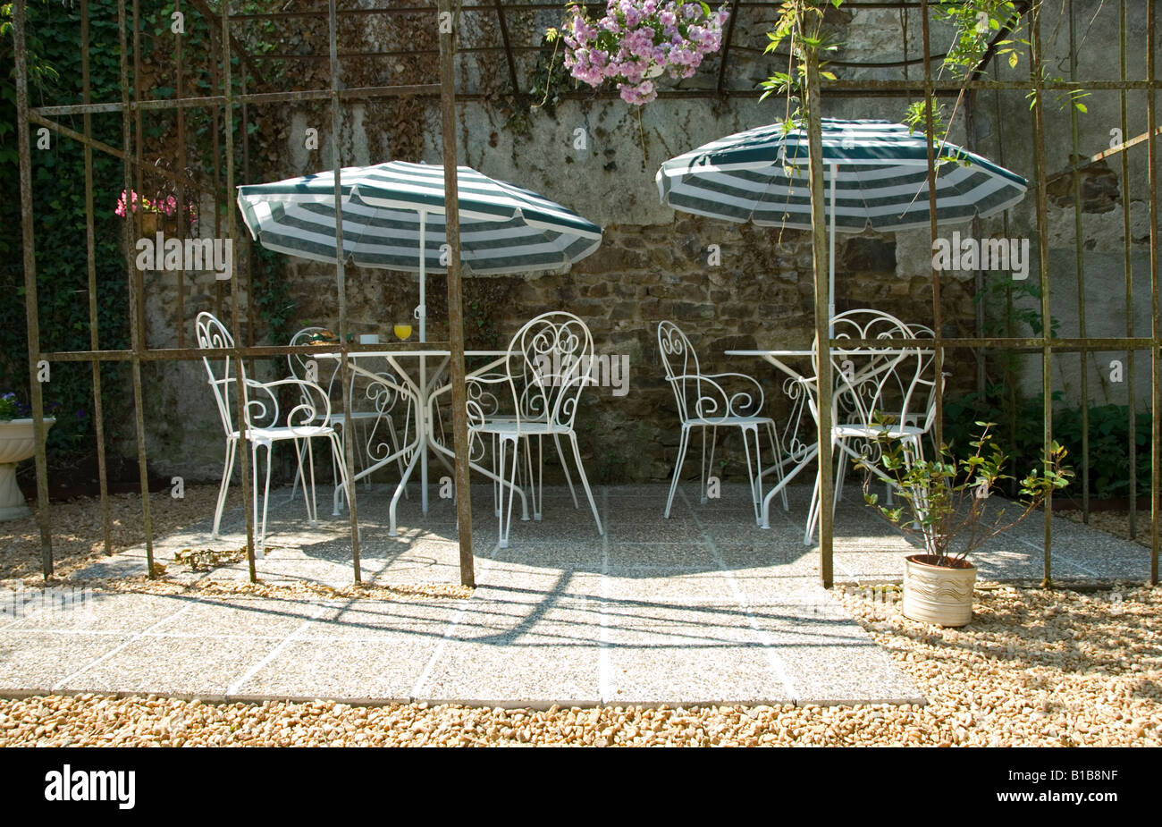 Stock photo of a French Cafe Terrace Stock Photo