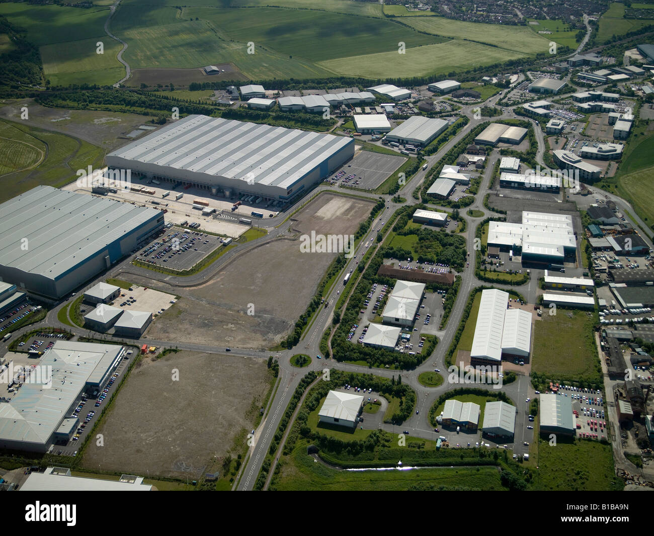 Dearne Valley Enterprise Zone, South Yorkshire, Northern England Stock