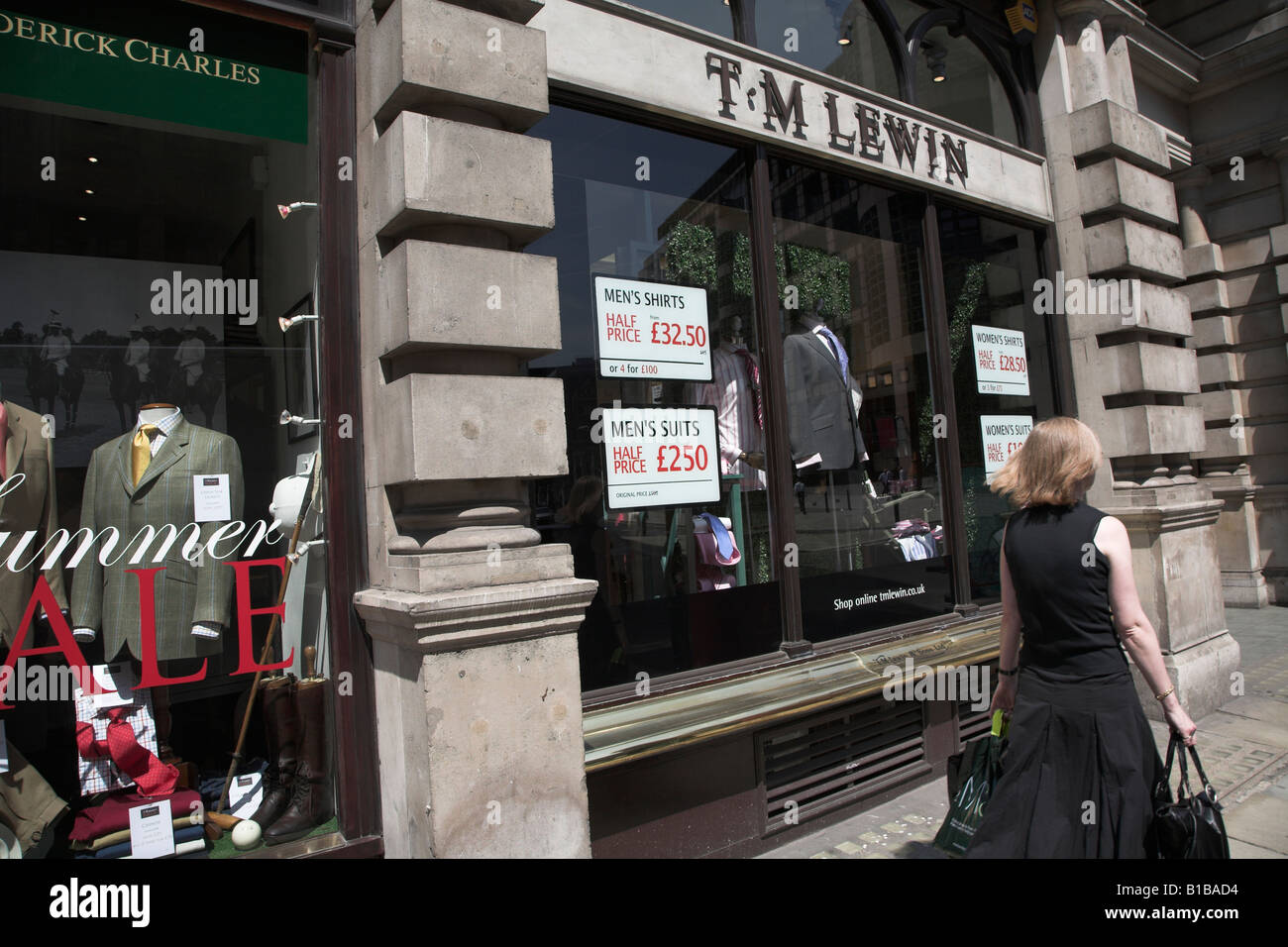 Gentlemen's clothing shops Jermyn Street, London Stock Photo Alamy