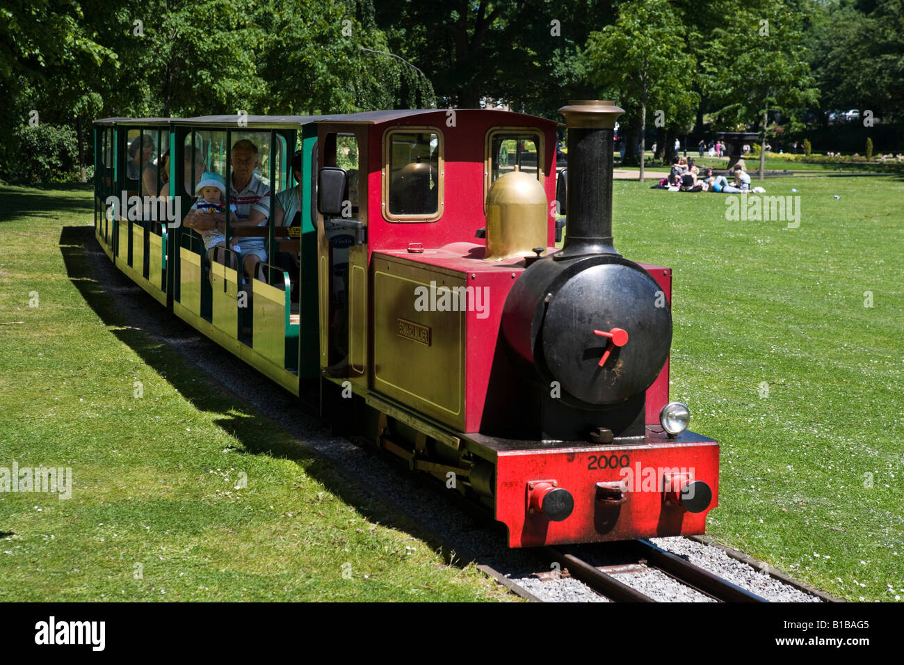 Mini Train England Miniature railway hi-res stock photography and images - Alamy