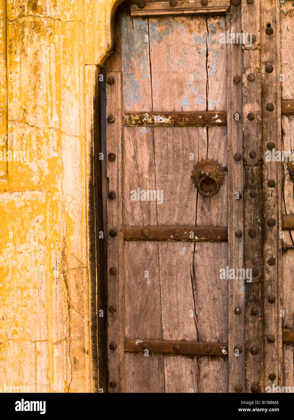 Old wooden door Stock Photo