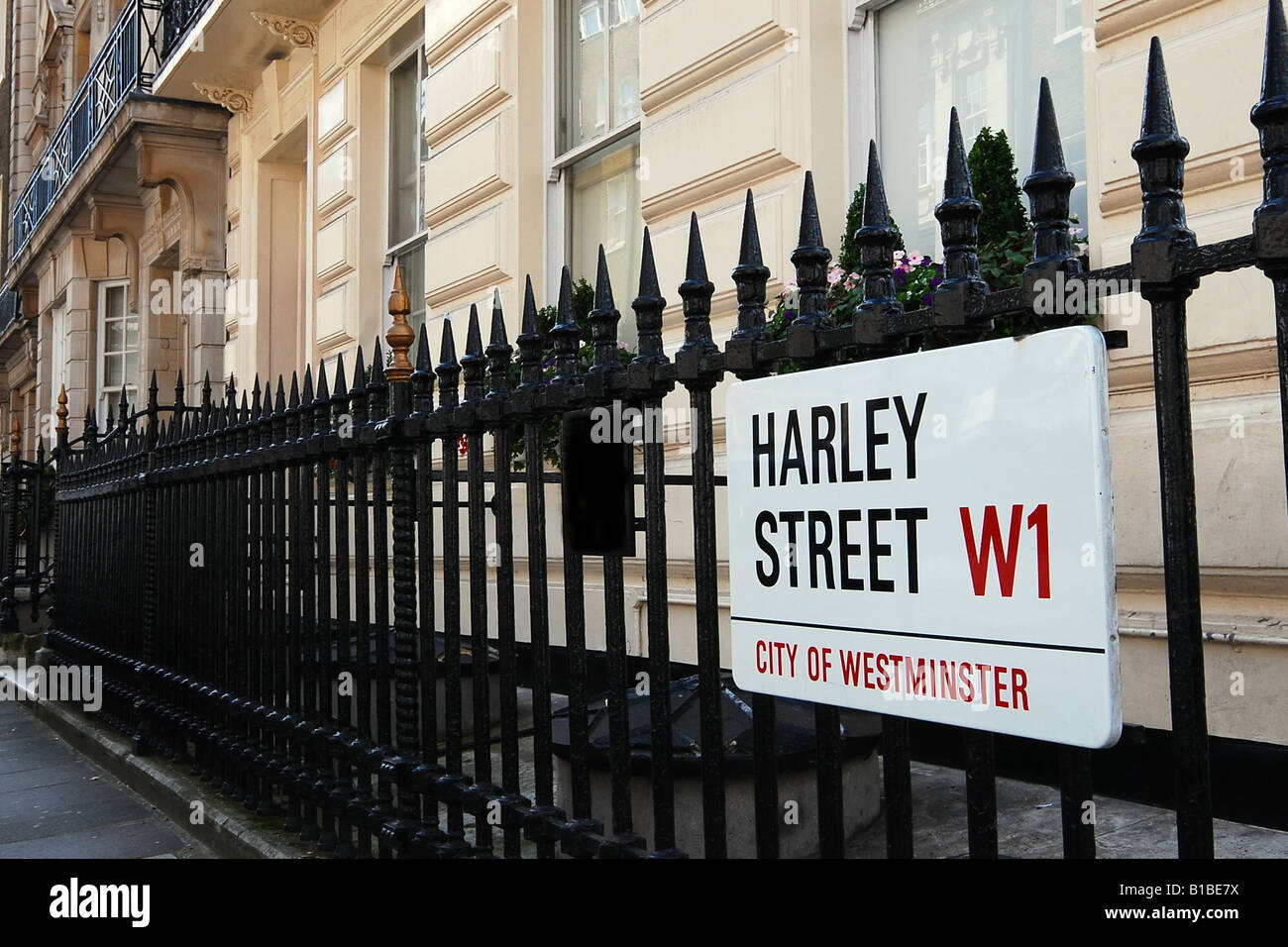 Harley Street, London, W1 Stock Photo