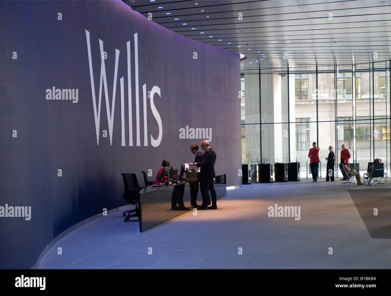 51 Lime Street, The Willis Building, City of London reception Stock Photo