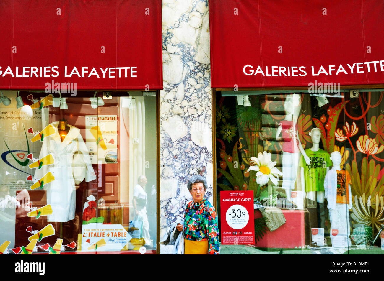 Galeries Lafayette Nice Place Massena French Riviera Cote D'Azur Francee  Stock Photo - Alamy