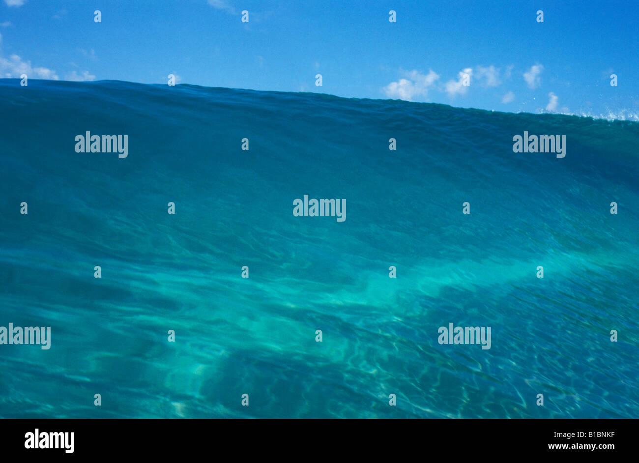 Wave Bennett s Beach Hawks Nest New South Wales Australia Stock Photo