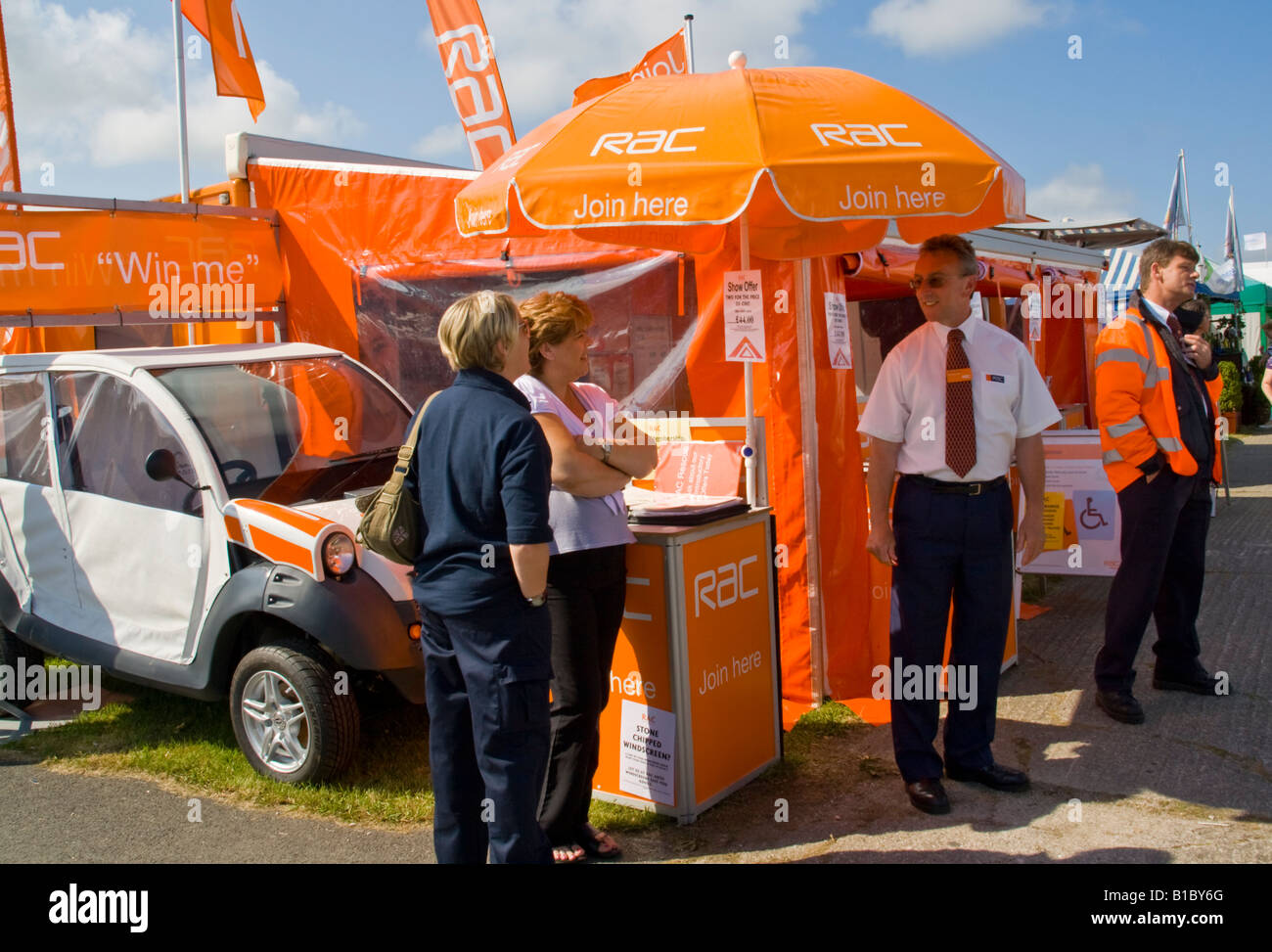 RAC stand at Royal Cornwall Show 2008 Stock Photo Alamy
