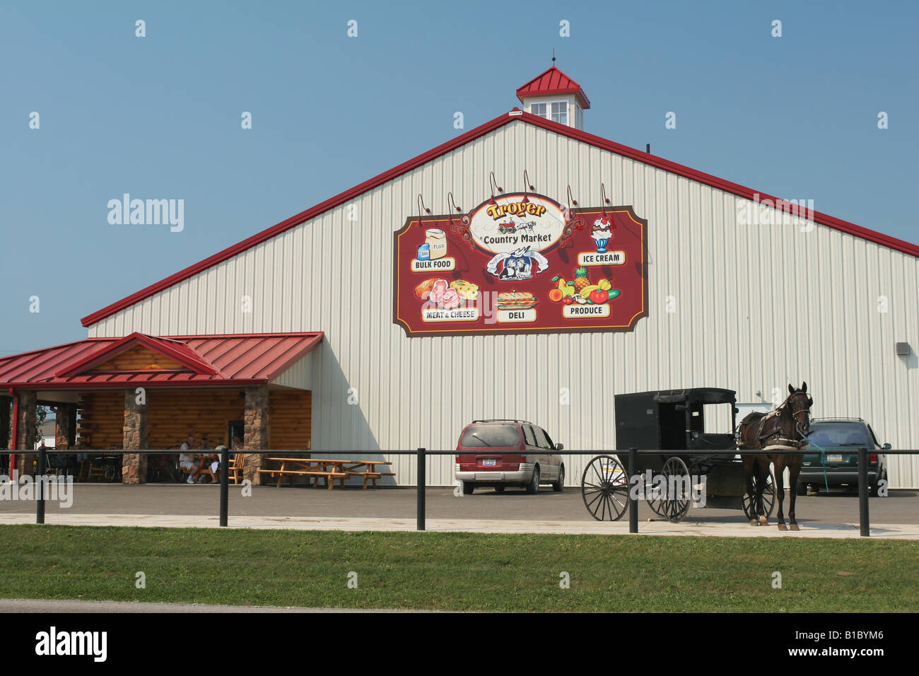 Troyer Country Market Berlin Ohio Stock Photo